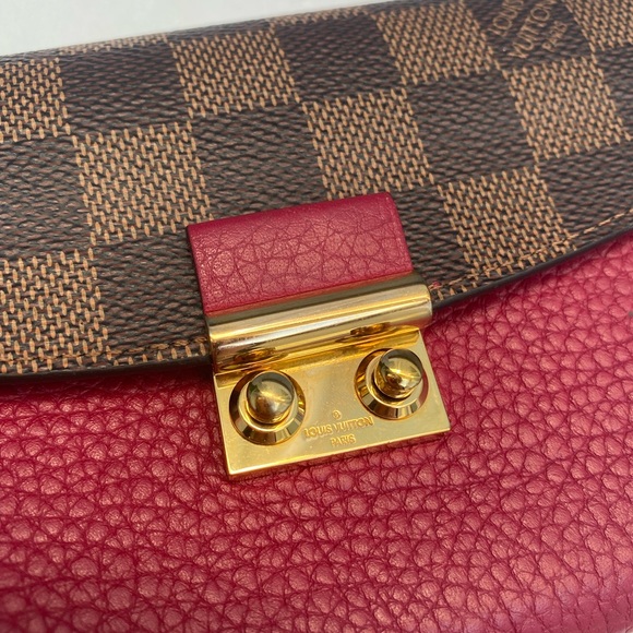 SOLD Louis Vuitton Damier Ebene Croisette Wallet - Picture 6 of 15